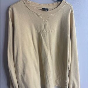 Beige Crewneck Sweatshirt